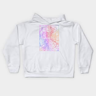 Rome, Italy City Map Typography - Colorful Kids Hoodie